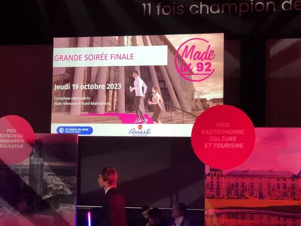 "Made in 92" Concours des jeunes entreprises des Hauts-de-Seine organisé à Rueil-Malmaison par la CCI 92, 19 oct 2023